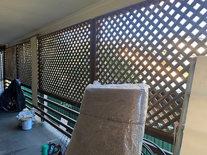 How to enclose carport on one side?