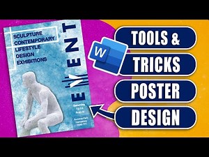 Poster Design in Word | Using Multiple Tools & Creative Techniques