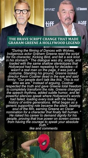 THE BRAVE SCRIPT CHANGE THAT MADE GRAHAM GREENE A HOLLYWOOD LEGEND