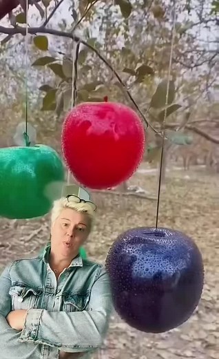 Exploring Fruits: Cutting and Squeezing Apples Outdoors