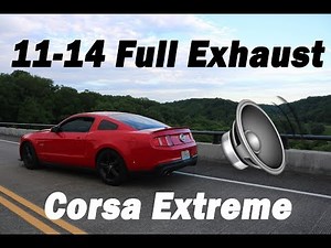 11-14 Mustang GT Full Exhaust + Corsa Extreme Axlebacks
