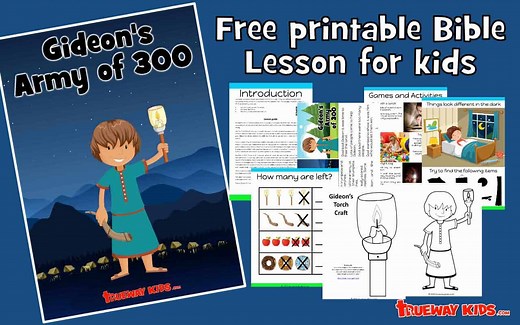 Gideon's army of 300 - Free Bible lesson for kids - Trueway Kids