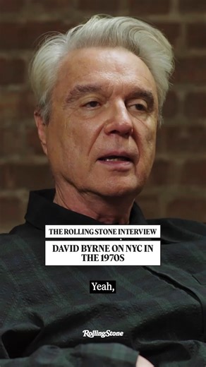 Rolling Stone on Instagram: "In The Rolling Stone Interview, @davidbyrneofficial reminisces on 1970's New York City: "People have romanticized the grit and the dirt." Full interview at the link in bio."