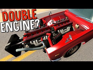 This Car Has Two Engines, How Does This Work? - The Best Destruction Derby Mods - BeamNG Drive