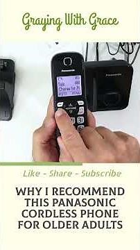 Why I Recommend This Panasonic Cordless Phone for Older Adults