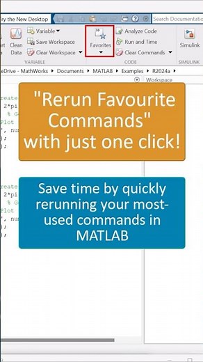 Quick Tip - Speed Up Your Workflow with Rerun Favorite Commands
