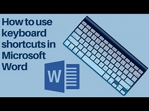 How to use keyboard shortcuts in Microsoft Word