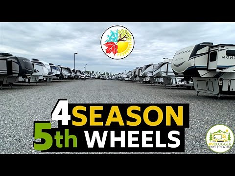 5 Awesome 4 Season 5th Wheels - Tours and Reviews!!!
