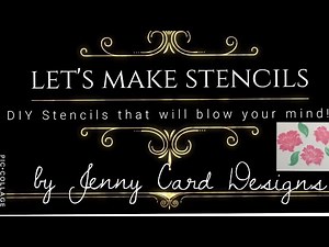 How to Make Your Own Stencils + Fun Stenciling Techniques | DIY Crafty Projects