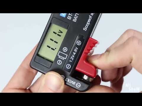 Цифровой тестер аккумуляторов BT-168D с ЖК-дисплеем / BT 168D Digital Battery Tester LCD Display