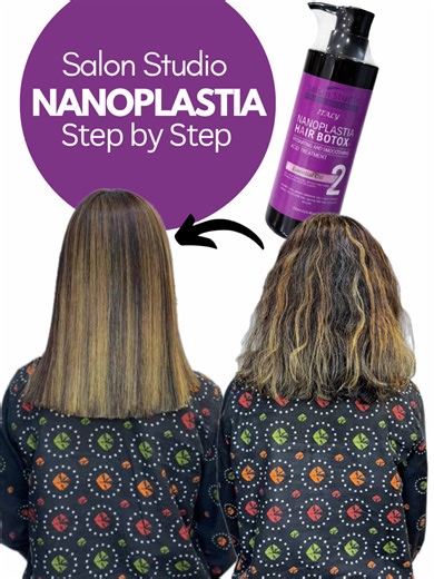 Nanoplastia Hair Treatment Explained | Safe Alternative to Keratin & Rebonding Salon Studio Nanoplastia Hair Treatment is one of the most advanced and trending hair smoothing treatments for anyone who wants smooth, silky, shiny and frizz-free hair without harsh chemicals. This formaldehyde-free nanoplastia treatment is completely safe, with no eye irritation, no strong smell, and no harmful fumes, making it ideal for sensitive clients. Nanoplastia helps repair damaged hair, deeply nourishes dry 