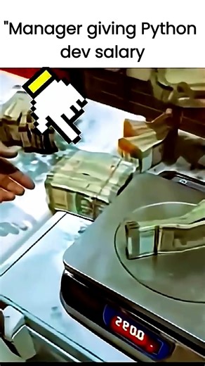 Manager Giving Python Developer Salary 😂 #coding #python #javascript #webdevelopment #html #rust