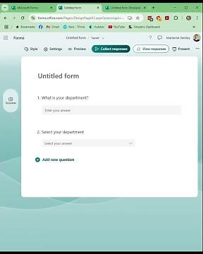Set up Microsoft Forms to notify you when a new form submission is received