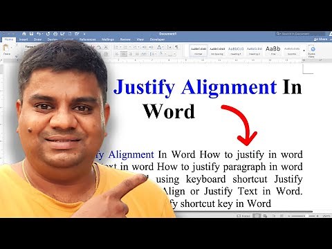 How To Justify Alignment In Word