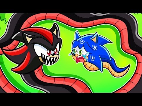 SONIC AND SHADOW BECOME the BIGGEST SNAKES in Roblox!