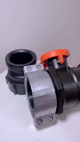 75mm IBC Tote Tank Adapter Ball Valve, 2.95" Coarse Thread Tote IBC Ball Valve Connector Replacement