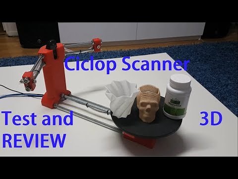 Ciclop Desktop Laser 3D Scanner test and review