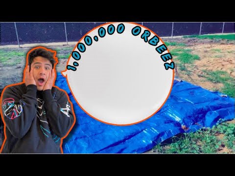 1,000,000 Orbeez inside a giant balloon – it’s massive!