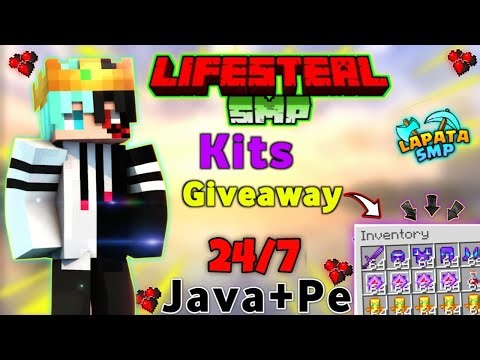 ⚡ Best Free Cracked Public Lifesteal SMP Minecraft 1.21 | 24/7 Online | Java + PE | Free To Join 🚀