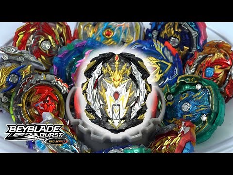 Prime Apocalypse Pro Series VS ALL PRO SERIES BEYS Wave 1 to Wave 4 Epic Battle! | Beyblade Burst