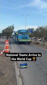 Teams Arrive to the World Cup!