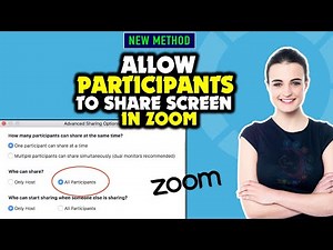 How to allow participants to share screen in zoom 2025