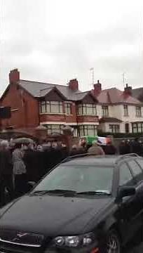 Funeral of Dolours Price on its way to St Agnes's chapel Andersonstown Road.