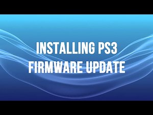 Installing PS3 Firmware / System Software