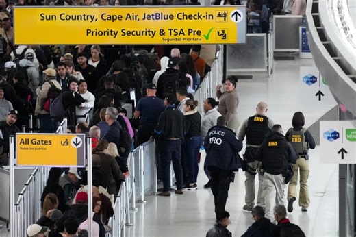 ICE agents deploy to major U.S. airports as TSA faces shutdown shortages