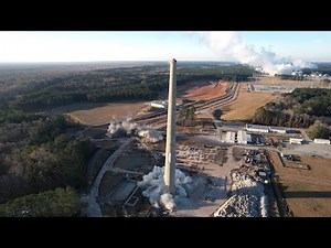 Power Plant Chimney and Ash Silo - Controlled Demolition, Inc.