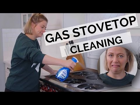 How to Clean a Gas Range Stovetop