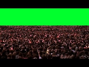 Concert Crowd 🎵👥🎵 Green Screen Background - Audience Effects