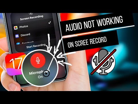 Fix iPhone Screen Recording No Audio | Solve iPhone Screen Record No Sound Issue