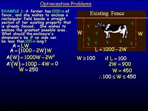 Optimization Problems Part 1