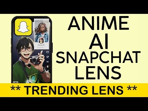 How to Create Anime AI Trend Video from Snapchat Lens | Anime AI LENS from SNAPCHAT (2023)
