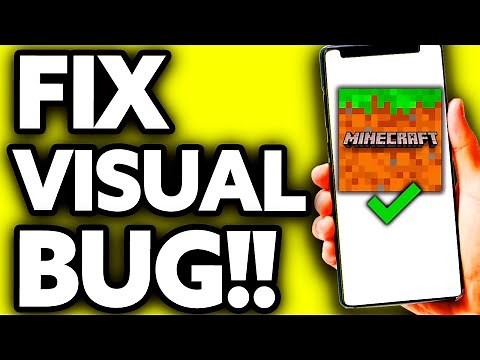 How To Fix Minecraft Visual Bug - Fix Minecraft Texture Glitch