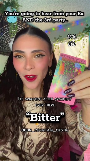 NOW the 3rd party suddenly believes you…because your ex is treating them, how they once treated you. Your ex is preparing to leave this 3rd party, but the 3rd party isn’t going quietly into the night. Ultimately the jokes on them- you would NEVER accept this person back. #fyp #evil #ex #tarot #thirdparty