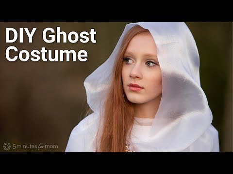 DIY Ghost Costume How To Make A Ghost Cape