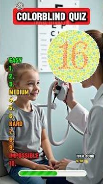 Can You Pass This Color Blind Test? 👀🎨 #colorblindtest #colorblindchallenge #visiontest