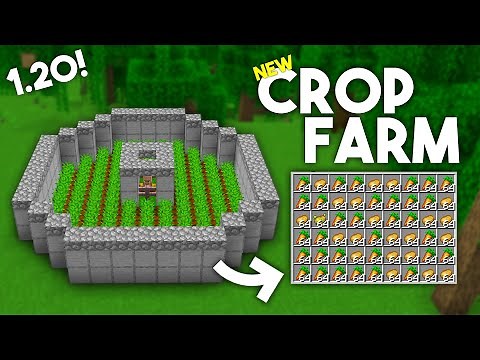 Easiest AFK Crop Farm Tutorial in Minecraft Bedrock 1.21!