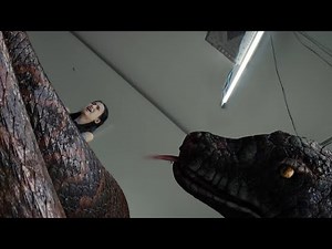 The giant snake broke into the girls' school, and the students used fireworks to fight the snake!