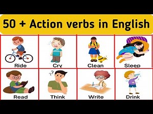 English Vocabulary | Common action words | Action verbs