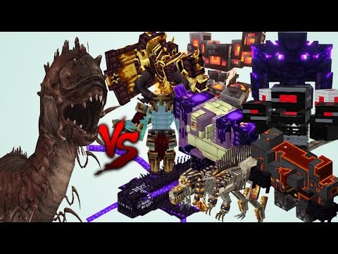 Minecraft Sandworm vs Cataclysm Bosses – Epic Modded Battle!