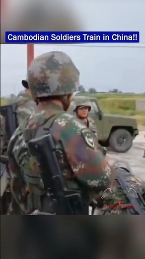 Cambodian Soldiers Train in China on Modern Chinese Weapons