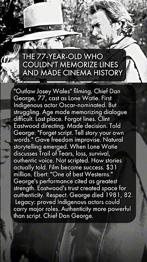 🎬👴 THE 77-YEAR-OLD WHO COULDN'T MEMORIZE LINES AND MADE CINEMA HISTORY