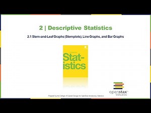 Lesson 2.1 Stem-and-Leaf Graphs, Line Graphs, and Bar Charts