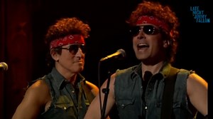 Bruce Springsteen Duets With Jimmy Fallon, Skewers Chris Christie