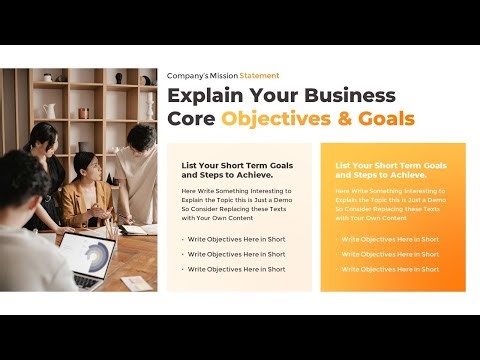 Free 2-Step PowerPoint Goals Slide Template