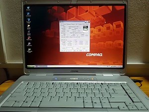 Compaq Presario V5000 specs with CPU-Z (Windows XP)