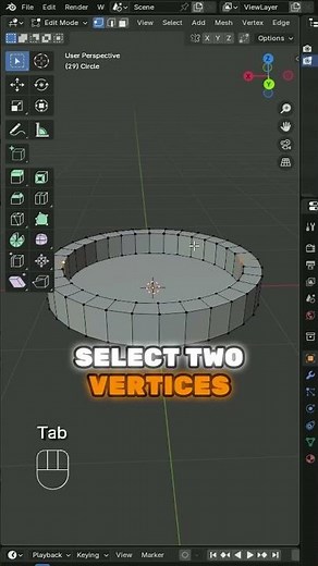 Quick 3D Modeling Tips: 14 Connect Vertices!